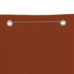 Vidaxl balkonscherm 140x240 cm oxford stof terracottakleurig