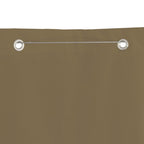 VidaXL Balkonscherm 120x240 cm oxford stof taupe