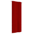 Vidaxl balkonscherm 80x240 cm oxford stof rood
