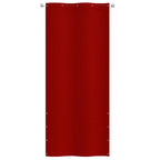 VidaXL Balkonscherm 100x240 cm oxford stof rood