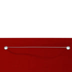 VidaXL Balkonscherm 100x240 cm oxford stof rood