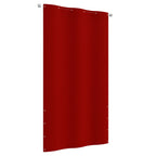 Vidaxl balkonscherm 120x240 cm oxford stof rood