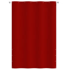 Vidaxl balkonscherm 160x240 cm oxford stof rood