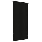 VidaXL Balkonscherm 100x240 cm oxford stof zwart