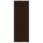 Vidaxl balkonscherm 80x240 cm oxford stof bruin