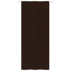 Vidaxl balkonscherm 100x240 cm oxford stof bruin