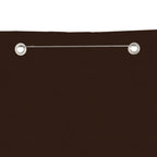 Vidaxl balkonscherm 140x240 cm oxford stof bruin