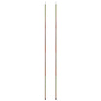 Vidaxl zonneschermpalen 2 st 250 cm gegalvaniseerd staal