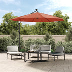 Vidaxl vervangingsdoek voor zweefparasol 350 cm terracottakleurig