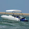 Vidaxl biminitop 2-boogs 180x130x110 cm wit