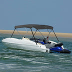 Vidaxl biminitop 3-boogs 183x180x137 cm antracietkleurig