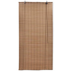 Vidaxl rolgordijnen 2 st 100x160 cm bamboe bruin