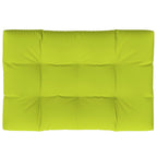 Vidaxl palletkussen 120x80x12 cm stof heldergroen