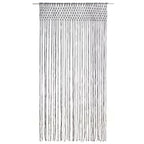 Vidaxl gordijn macramé 140x240 cm katoen antraciet