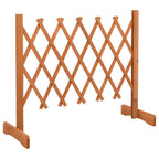 Vidaxl tuinlatwerk 120x60 cm massief vurenhout oranje