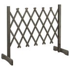 Vidaxl tuinlatwerk 120x60 cm massief vurenhout grijs