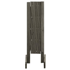 Vidaxl tuinlatwerk 120x60 cm massief vurenhout grijs