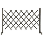 Vidaxl tuinlatwerk 120x90 cm massief vurenhout grijs