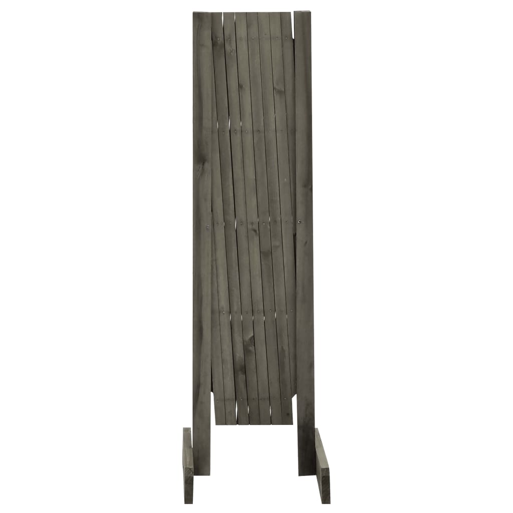 Vidaxl tuinlatwerk 150x80 cm massief vurenhout grijs