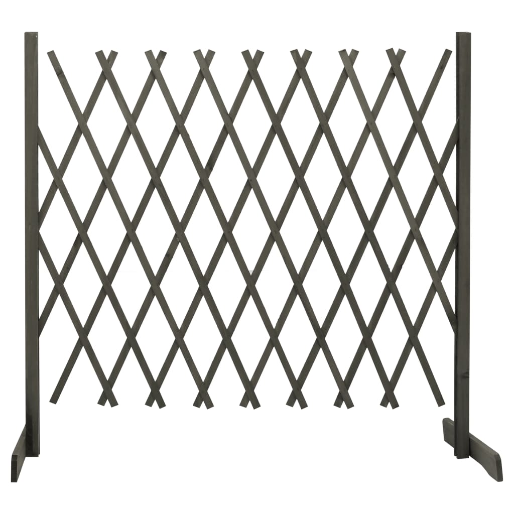 Vidaxl tuinlatwerk 180x100 cm massief vurenhout grijs