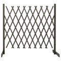 Vidaxl tuinlatwerk 180x100 cm massief vurenhout grijs
