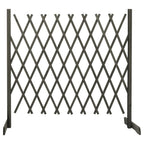 Vidaxl tuinlatwerk 180x100 cm massief vurenhout grijs