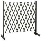 Vidaxl tuinlatwerk 180x100 cm massief vurenhout grijs
