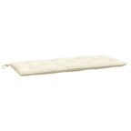 Vidaxl tuinbankkussen 120x50x7 cm oxford stof crèmekleurig