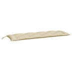 Vidaxl tuinbankkussen 150x50x7 cm oxford stof beige