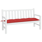 Vidaxl tuinbankkussen 150x50x7 cm oxford stof rood