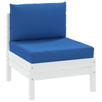 Vidaxl palletkussens 2 st oxford stof blauw