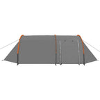 VidaXL Tent 4-persoons grijs en oranje