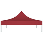 Vidaxl partytentdak 270 g m² 3x3 m bordeauxrood