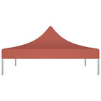 Vidaxl partytentdak 270 g m² 3x3 m terracotta