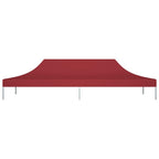 Vidaxl partytentdak 270 g m² 6x3 m bordeauxrood