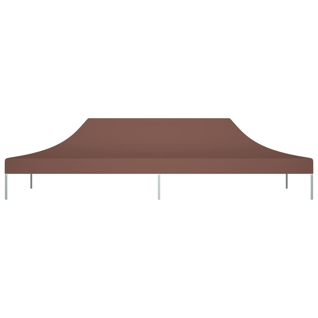 Vidaxl partytentdak 270 g m² 6x3 m bruin