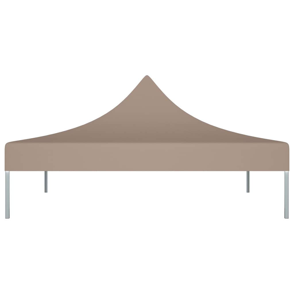 Vidaxl partytentdak 270 g m² 2x2 m taupe