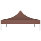 Vidaxl partytentdak 270 g m² 2x2 m bruin