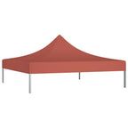Vidaxl partytentdak 270 g m² 2x2 m terracotta