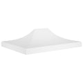 Vidaxl partytentdak 270 g m² 4x3 m wit