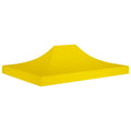 Vidaxl partytentdak 270 g m² 4x3 m geel