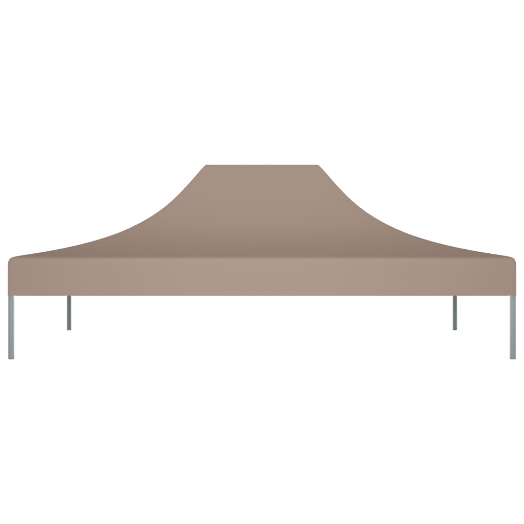 Vidaxl partytentdak 270 g m² 4,5x3 m taupe