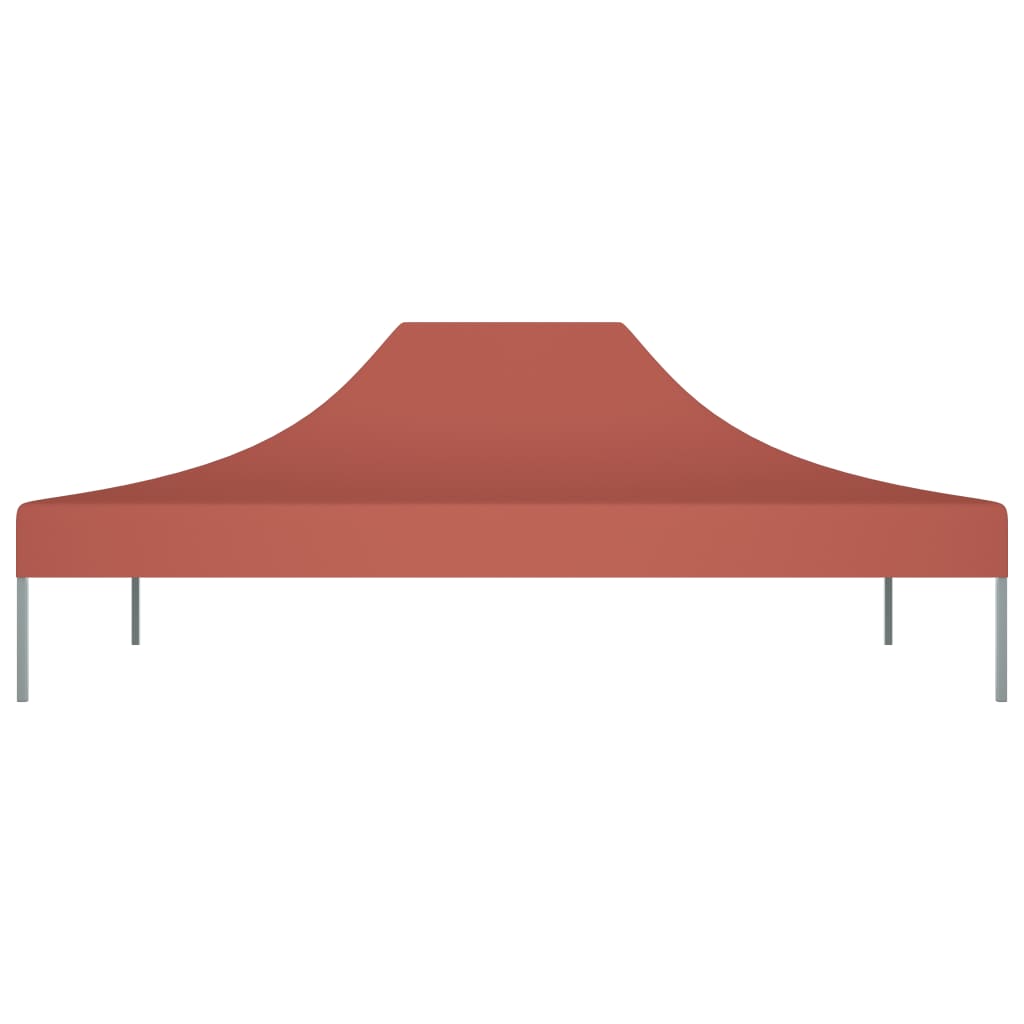 Vidaxl partytentdak 270 g m² 4,5x3 m terracottakleurig