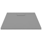 Vidaxl douchebak 90x70 cm smc grijs