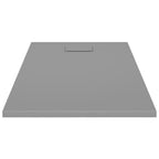 Vidaxl douchebak 120x70 cm smc grijs