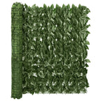 Vidaxl balkonscherm met donkergroene bladeren 600x100 cm