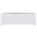 Vidaxl plantenbak verhoogd 100x43x35 cm pp wit