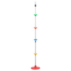 Vidaxl schommelklimtouw met plateaus en schijf 200 cm