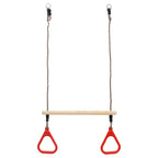Vidaxl trapezestang met ringen