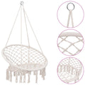 VidaXL Hangstoel 80 cm beige